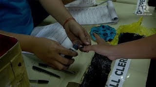 Filipinos cast votes in barangay SK elections 2018 [upl. by Pavyer927]