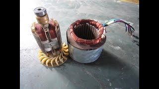 Generator Repairing Course Part  2  Rotor And Stator Out   Urdu  Hindi [upl. by Nica]