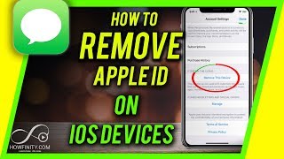 How to Remove Apple ID from iPhone [upl. by Ashleigh256]