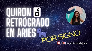 Quirón retrógrado en Aries [upl. by Ardnnek]