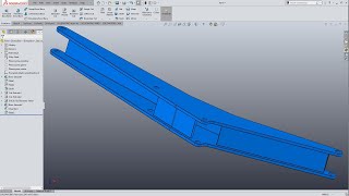 SOLIDWORKS 2018  ARM 1  HYDRAULIC ARM [upl. by Inan]