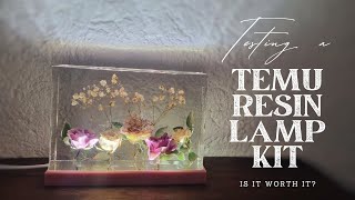 Testing a TEMU resin lamp kit  is it worth it [upl. by Intyre]