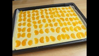 Einfacher Obstkuchen Mandarinenkuchen vom Blech Blechkuchen rucki zucki Kuchenmmh soo lecker😍😍 [upl. by Ajad]