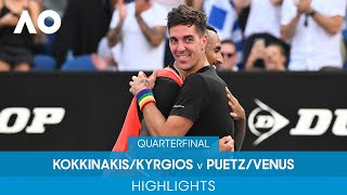 KokkinakisKyrgios v PuetzVenus Highlights QF  Australian Open 2022 [upl. by Vandervelde687]