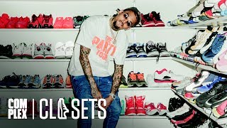 Chris Brown Shows Off The Most Insane Sneaker Collection Weve Ever Seen On Complex Closets [upl. by Demodena597]