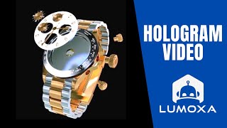 ROLEX  3D Animation for hologram  hélice holographique [upl. by Aivata]