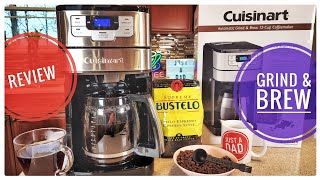 REVIEW Cuisinart DGB400 Automatic Grind amp Brew 12 Cup Coffee Maker HOW TO MAKE COFFEE [upl. by Benton984]