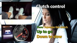 Clutch control  Tips on how to control the clutch  How to keep the car slow  Driving Lesson [upl. by Notlehs]