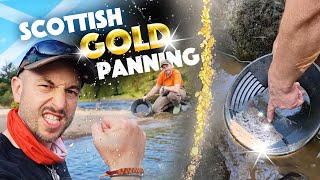 GOLD PANNING UK 🇬🇧 How well did the beginners do in Scotland [upl. by Adine856]