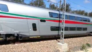 The first Moroccan LGV TGV train [upl. by Onibas]