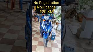 Electric Scooter Without Licence Without number Plate Low Price [upl. by Nidya]