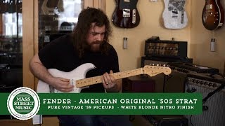 Fender  American Original 50s Stratocaster  White Blonde [upl. by Jelena]