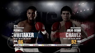 Pernell Whitaker vs Julio Cesar Chavez 1993 fight night champion version [upl. by Herrick]