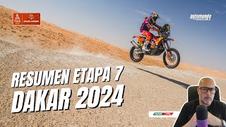 🏁 Dakar 2024 Resumen de la Etapa 7 [upl. by Annala]