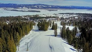 Skiing Tamarack Resort  DJI Mavic Pro drone amp DJI Osmo steadycam [upl. by Remy]