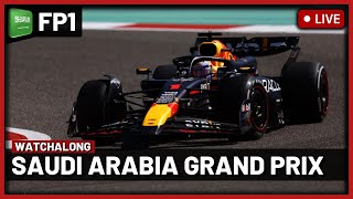 F1 Live Saudi Arabia GP Free Practice 1  Watchalong  Live Timings  Commentary [upl. by Fairleigh]