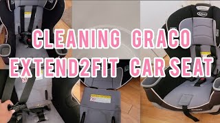 Cleaning Toddler Car Seat  Graco Extend2Fit Convertible Car Seat [upl. by Florencia372]