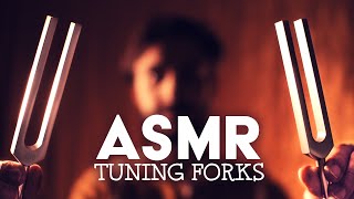 ASMR 🎧TUNING FORKS to Relax amp Sleep No Talking [upl. by Nyladnor]