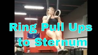 Ring pull ups to sternum [upl. by Clabo482]