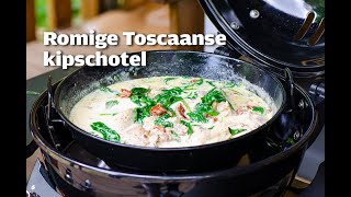 Romige Toscaanse Kipschotel  FireampFood TV [upl. by Nnahgem30]