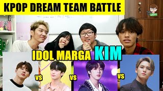 KPOP DREAM TEAM BATTLE DENGAN MARGA KIM Boygroup ver ft Agorivalll Geraldytan Jeaneth [upl. by Aleahs]