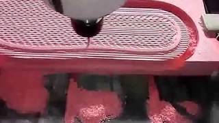 Shoe Sole Engraving CNC Engraving Machine [upl. by Evers]