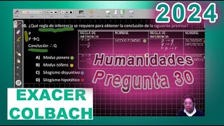 Humanidades 30 Exacer Guía 2024 [upl. by Yornoc]