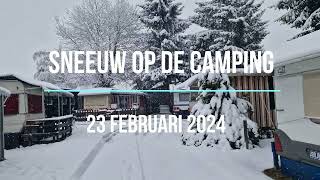 Sneeuw op CampingWelt Brixen im Thale 23 februari 2024 [upl. by Poucher]