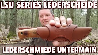 ✔ LEDERSCHMIEDE UNTERMAIN ☆ Semicustom Lederscheide fürs HELLE TEMAGAMI ☆ Perfektion MADE IN GERMANY [upl. by Klepac]