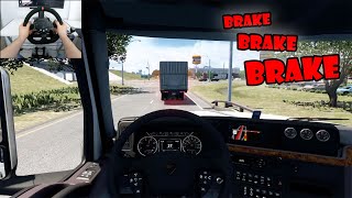 147 Update  Automatic Emergency Braking Road Bumps ACC  American Truck Simulator [upl. by Whalen165]