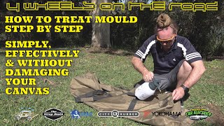 How To Treat Mould Step By Step  Simply Effectively amp Without Damaging Your Waterproofing amp Canvas [upl. by Suolevram351]