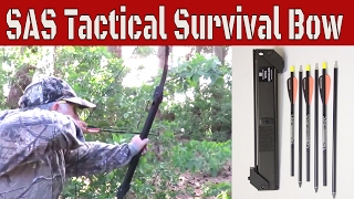 SAS Tactical Survival Bow Review  The Best Compact Folding Bow For Hunting Bushcraft Or Prepping [upl. by Rekyr]