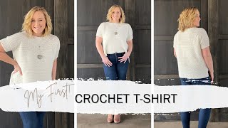 Your First Crochet TShirt A StepbyStep Tutorial for Beginners [upl. by Schindler673]