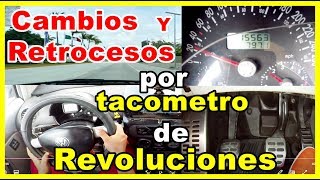 como cambiar de velocidad atraves del marcador de revoluciones [upl. by Brigitta]