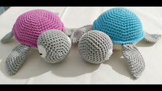 Tartarughe Amigurumi  Crochet TUTORIAL [upl. by Anayek]