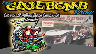 The Glue Bomb Show Episode 235 Salvinos JR William Byron Nascar Stock Car Unboxing [upl. by Nylanaj]