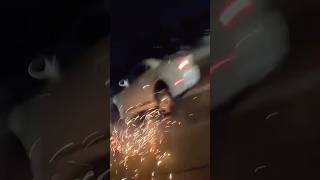 Biker watches a car DESTROY his parked motorcycle 😱 via dontfollowjackdukeemig [upl. by Spindell]