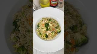 Broccoli amp prawn fried rice latifahcooks easyfoodtomakeathome friedrice [upl. by Ardnaid]