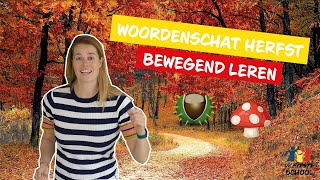 Wat hoort bij de herfst  Woordenschat I Bewegend leren I De Fitste School [upl. by Aisan]