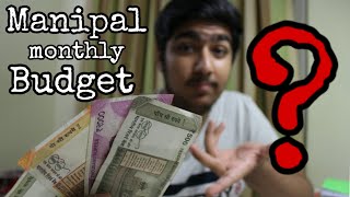 Manipal Monthly Budget  My Expenses  How much money  Must watch for FRESHERS MIT KMC Manipal [upl. by Hevak]