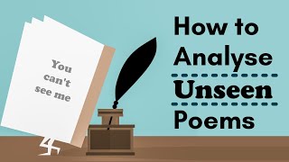 How to Analyse An Unseen Poem using TWISTUP [upl. by Hardigg41]