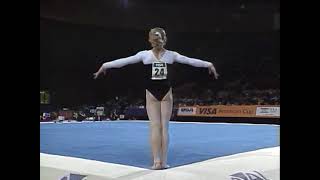 HDp60 Viktoria Karpenko UKR Floor All Around Final 1998 American Cup [upl. by Annoyik741]