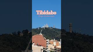 Tibidabo  View from the vallcarca bridge Parque de attractions touristspot [upl. by Spring]