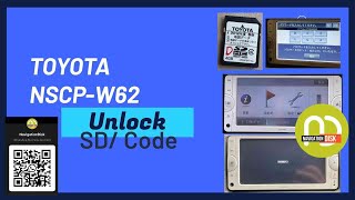 Unlock Toyota NSCP W62 Radio  Whatsapp for fix 61430386787 [upl. by Ury]