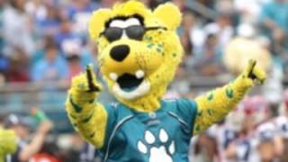 Jaguars Mascot Jaxson de Ville on Miller on Sports September 27 2012 [upl. by Stilwell]