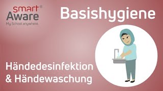 Basishygiene Händedesinfektion und Händewaschen  Pflichtunterweisungen Pflege  smartAware [upl. by Maureene]