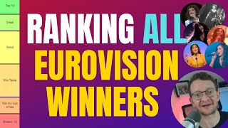 Ranking ALL 70 EUROVISION winning songs in a tier list [upl. by Jami]