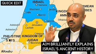 Abhijit Iyer Mitra explains ancient history of Israel  Palestine conflict [upl. by Richter]