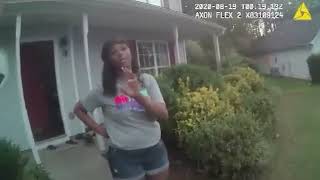 Woman Gets Tased and Tries to Fight Officer While In Handcuffs [upl. by Jo]