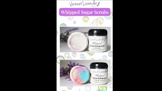 Whipped Foaming Soap Scrub Piping vermontlavender [upl. by Williams]